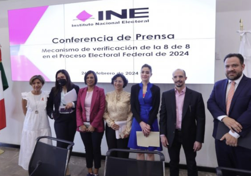 INE advierte a candidatos que podrían quedar fuera de las contiendas electorales de no cumplir con el 8 de 8 vs la violencia