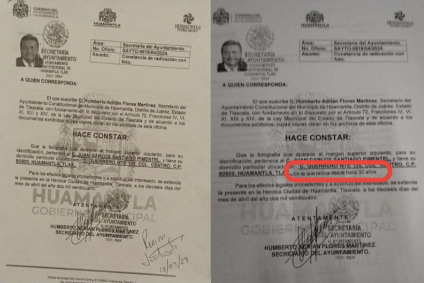 Por alterar documentos oficiales denuncian a Morenista poblano en Tlaxcala