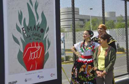 Inauguran la muestra “5 de Mayo, carteles por una soberanía del pueblo mexicano&quot; en el CCU