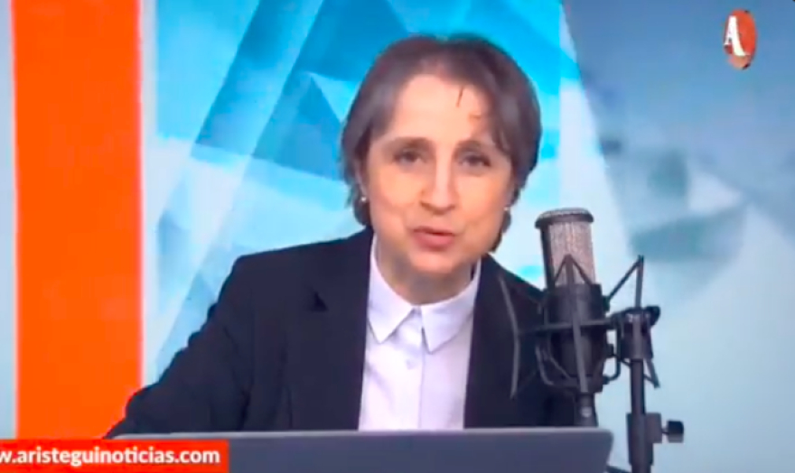 Responde Aristegui a AMLO: “trata de desprestigiar a críticos que hacemos un trabajo que no le gusta”