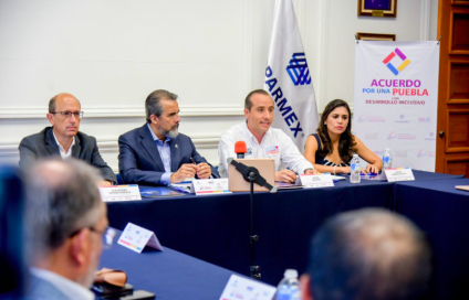 Mario Riestra firmó con la COPARMEX el &quot;Acuerdo por una Puebla con Desarrollo Inclusivo&quot;
