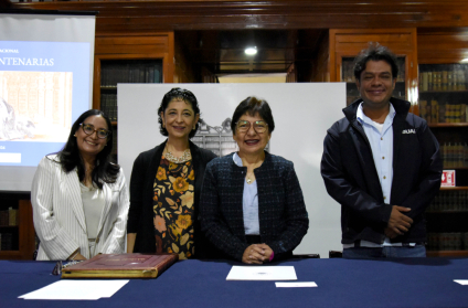 Lilia Cedillo inauguró el Coloquio Internacional Bibliotecas Centenarias