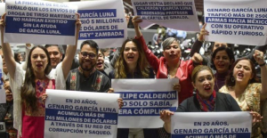 “¡Sigue Calderón!”, gritan diputados de la 4T en San Lázaro tras cargos contra García Luna