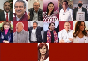 Pese a criticas de AMLO por alianzas opositoras, 13 de sus 15 candidatos a gubernaturas salieron del PRI-PAN-PRD