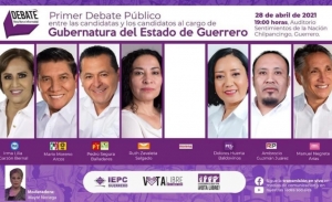 Anuncian primer debate electoral en Guerrero con Morena sin candidato