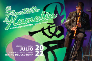 Invita BUAP al concierto “el Flautista de Hamelin” con Horacio Franco