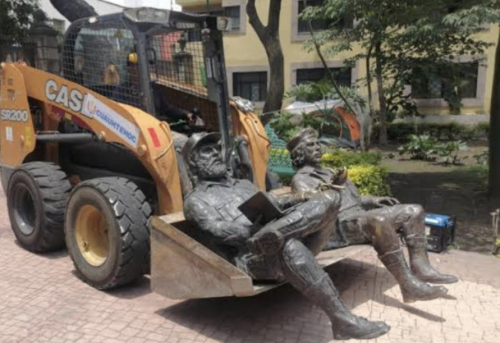 Embajador de Cuba en México reacciona al retiro de estatua de Fidel Castro y Che Guevara: “la verdadera Revolución no es de piedra ni bronce”   