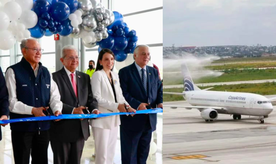 A 6 meses de inauguración presume la 4T su cuarto vuelo internacional del AIFA; inauguran ruta a Panamá
