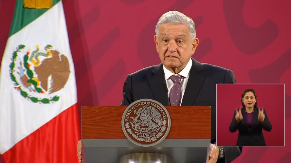 AMLO en conferencia de prensa