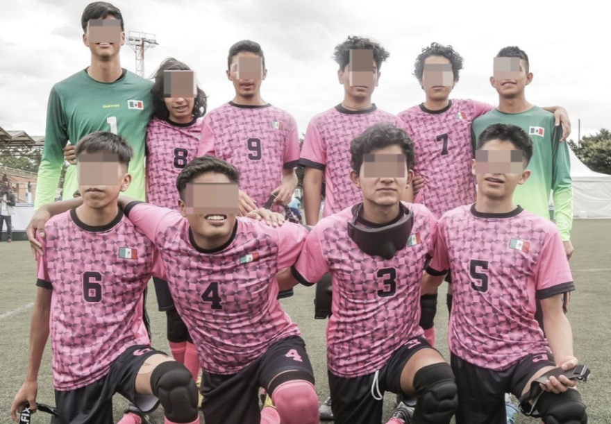 Tlaxcala alcanzan el bronce en el panamericano juvenil 2023 de Bogotá en la disciplina de fútbol para ciegos