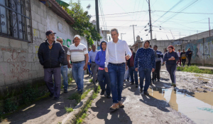 Pepe Chedraui anunció la construcción de un colector pluvial en la colonia Nuevo Paraíso