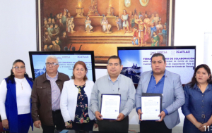 Instituto de Capacitación para el Trabajo firma convenio con el municipio de Contla; capacitarán a familias vulnerables en materia laboral