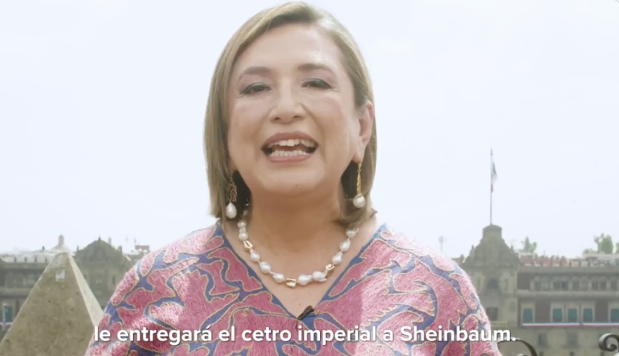 Xóchitl Gálvez califica como “circo” la entrega de bastón de mando de AMLO a Sheinbaum: “La presidencia no se hereda”