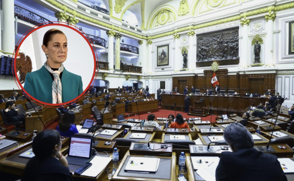 Congreso de Perú nombra persona non grata a Sheinbaum por entrometerse en la a situación política de ese país