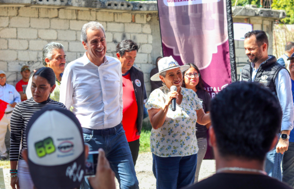 Pepe Chedraui anunció la pavimentación en Balcones del Sur