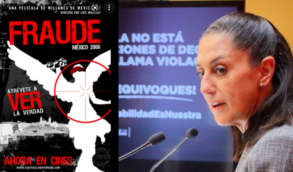 Sheinbaum invita a la ciudadanía a ver documental &#039;Fraude México 2006&#039;: para recordar la historia de México