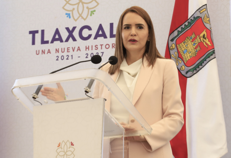 Apapacha Clara Luz Flores esfuerzos por la seguridad en Tlaxcala