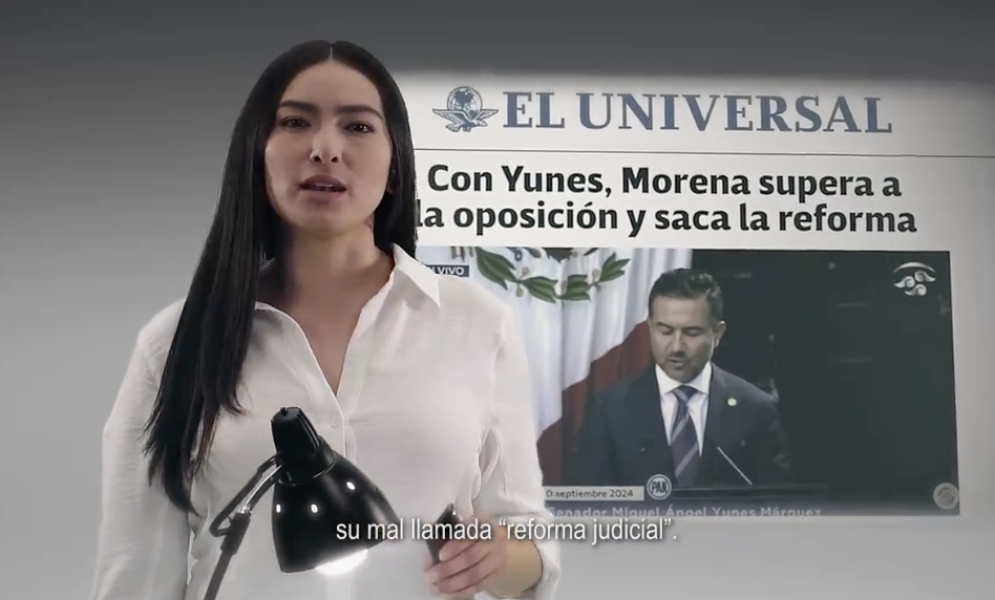 MC lanza campaña contra PRI, PAN y PRD; los acusan de darle mayoría a Morena pese a que MC también provocó reforma judicial