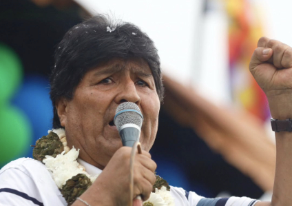 Evo Morales respalda a Hugo Aguilar como presidente de la SCJN: “es una victoria contra el racismo y contra el clasismo”, dice