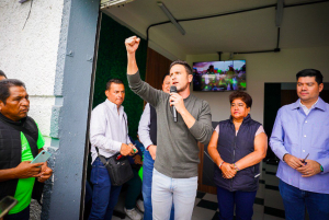 Tony Gali López cumple con su primer compromiso al inaugurar &quot;La Casa del Pueblo&quot;