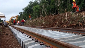 Construcción del Tren Maya