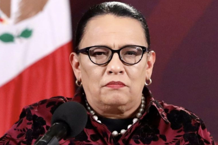 Desde EEUU, Rosa Icela insiste: “México no fabrica fentanilo ni armas”