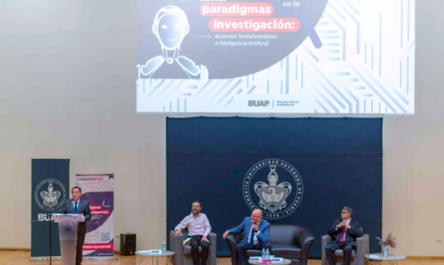 Abordan en la BUAP importancia del acceso abierto al conocimiento e Inteligencia Artificial