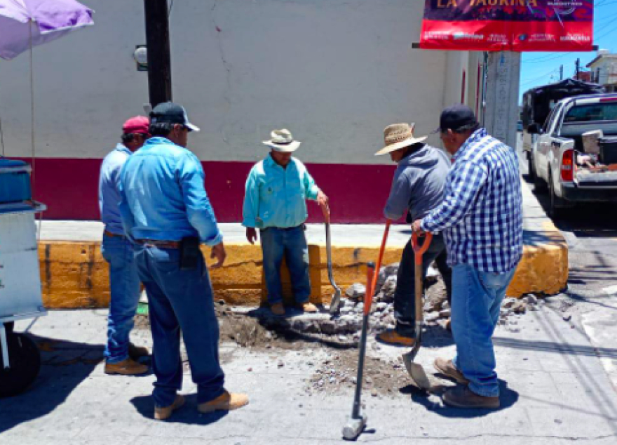 CAPAMH atiende desabasto de agua potable en Matamoros Poniente