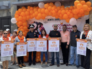 Alcanza gobierno de Tlaxcala 185 puntos naranjas para seguridad de las mujeres