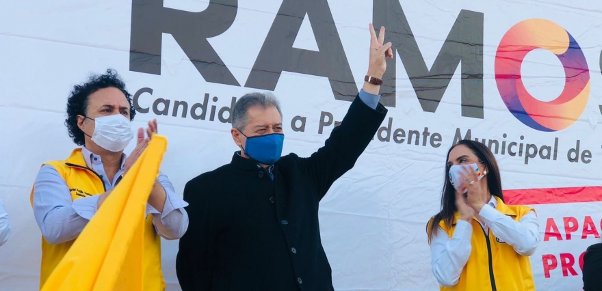 Papá de Estefanía Veloz va como candidato del PRI-PAN-PRD en Tijuana