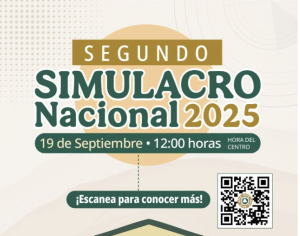 Convocan a participar en el simulacro nacional del 19 de septiembre