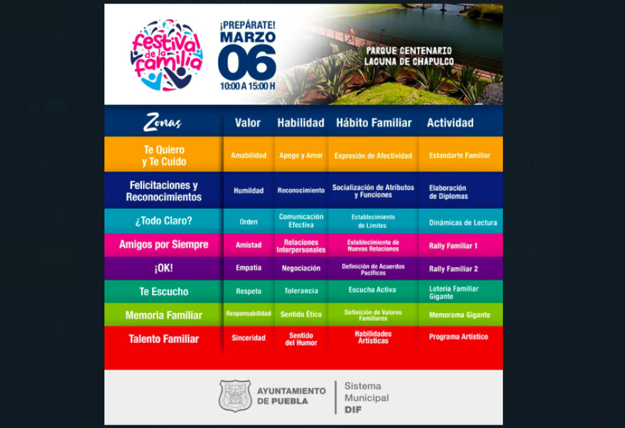 Este domingo será el festival de familia