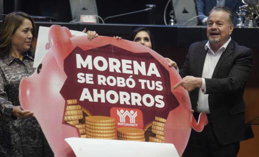 PAN exhibe despilfarro de la 4T con los fondos del país y advierten que van por los ahorros en Infonavit de los trabajadores