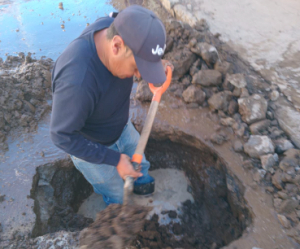 CAPAMH realiza acciones de mantenimiento y reparación