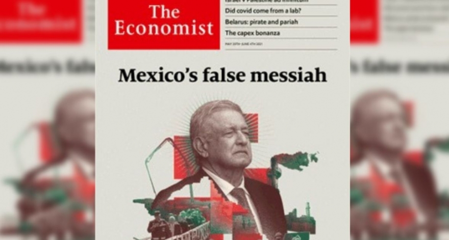 The Economist lanza portada contra AMLO presentándolo como ‘el falso Mesías de México’