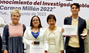 Reconoce SEP con Medalla “María del Carmen Millán” a docente y estudiante BUAP