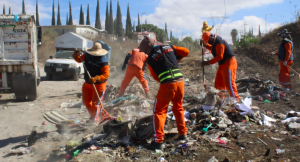 OOSL recoge más de 13.2 toneladas de residuos sólidos urbanos en la colonia Lomas de San Ramón