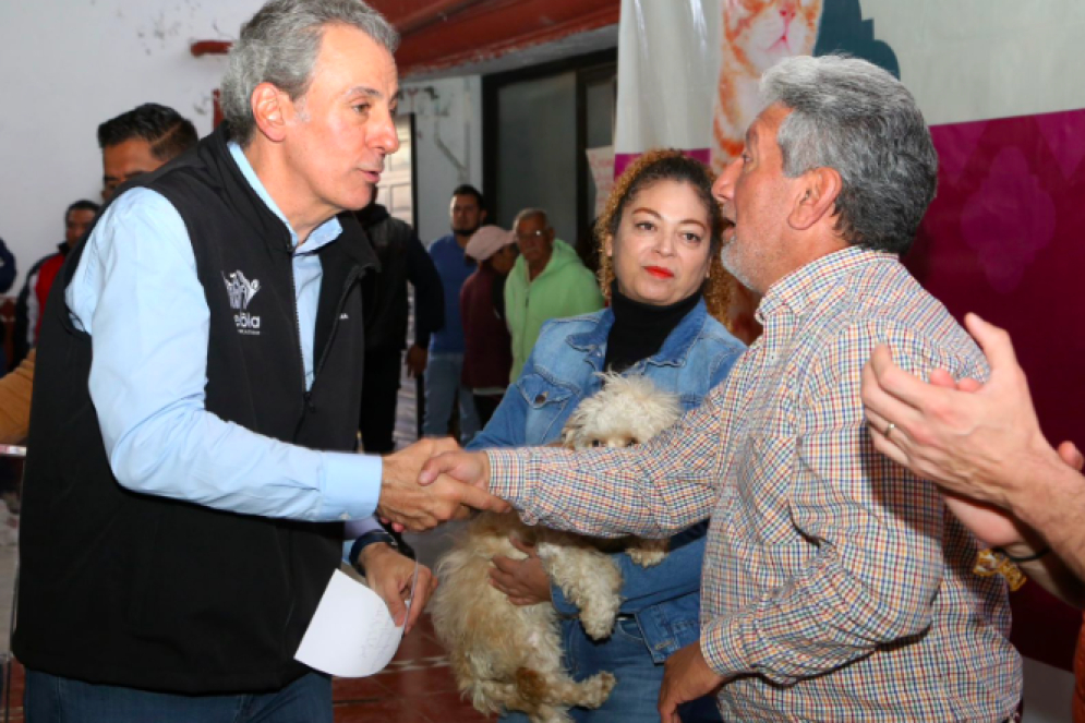 Pepe Chedraui presencia la 1ra Jornada de Bienestar Animal en la colonia Guadalupe Hidalgo