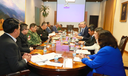 Pepe Chedraui asistió a la Reunión de Trabajo con integrantes de la Mesa Estatal de Seguridad