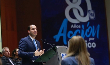 Marko Cortés, dirigente nacional del PAN