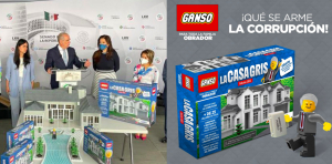 “Como para el presidente todo es un juego” senadores del PAN presentan “Casa Gris” versión Lego