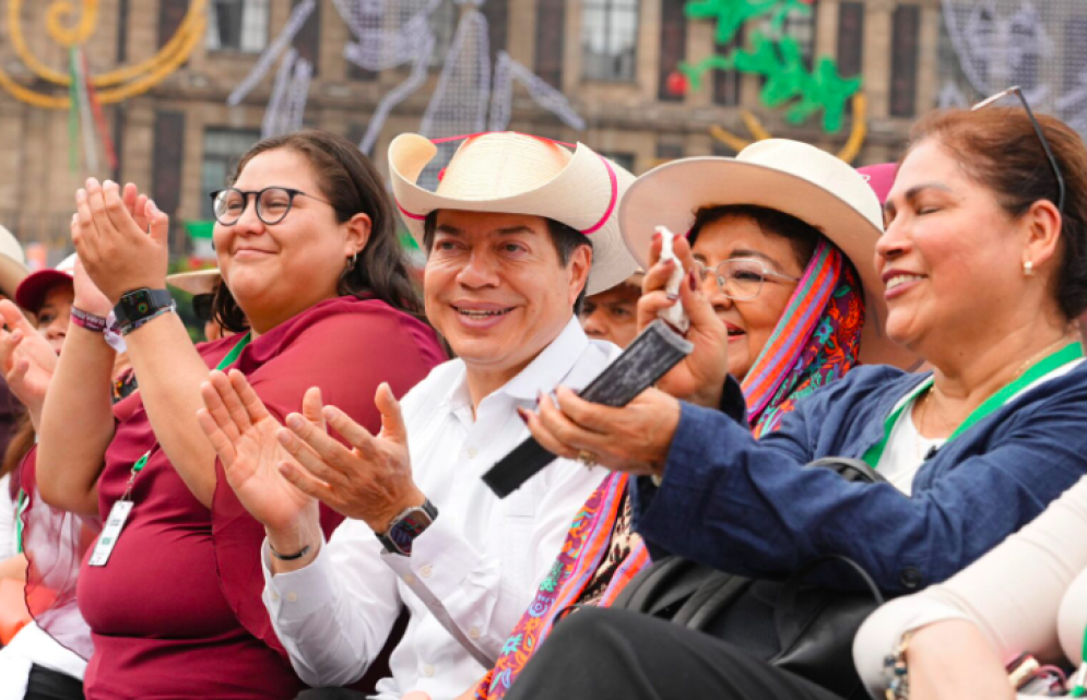 Mario Delgado califica como &quot;histórico&quot; sexto informe de gobierno de AMLO &quot;hubo un gran avance&quot;