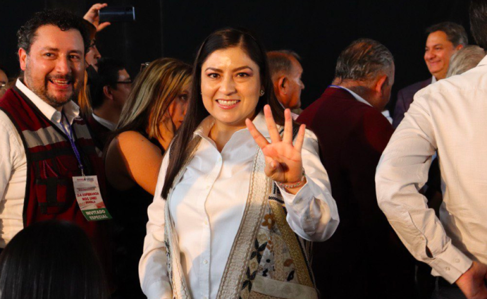 Condena Claudia Rivera “prácticas del pasado” en Morena Puebla