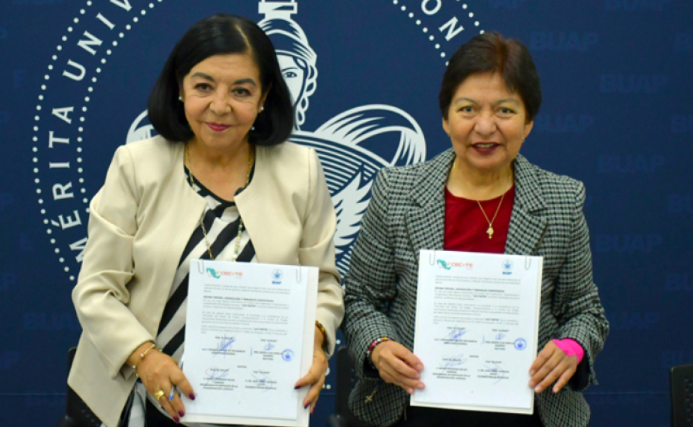Signan convenio de colaboración BUAP y el Colegio de Estudios Científicos y Tecnológicos del Estado de Puebla