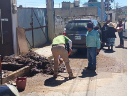 CAPAMH realiza trabajos de reparación y mantenimiento