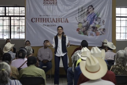 Acusa Andrea Chávez crisis en Chihuahua: “hay abandono a la salud y a las actividades productivas”, dice