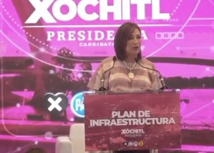 Xóchitl Gálvez advierte a la 4T que se le acabaron las ocurrencias en obra pública; se priorizará infraestructura hídrica, con energías renovables, de movilidad, salud y educación