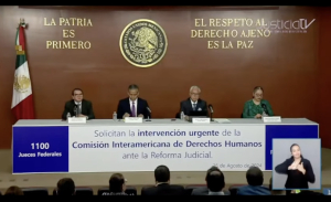 Magistrado del PJF exhibe que la reforma judicial de Morena busca “la concentración total del poder”