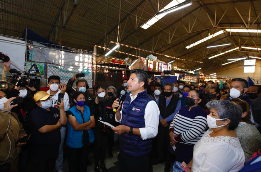 Eduardo Rivera da inicio a programa de mantenimiento de mercados