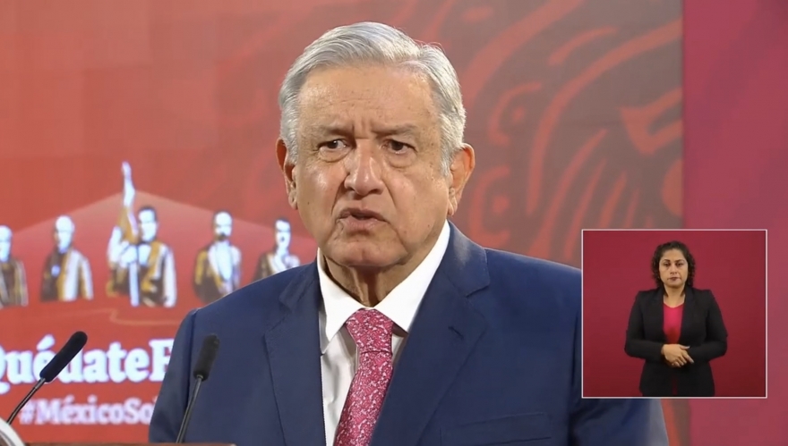 AMLO afirma que suspensión del Tren Maya es debido a intereses políticos